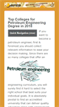 Mobile Screenshot of bestpetroleumengineeringschools.com