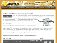 Tablet Screenshot of bestpetroleumengineeringschools.com